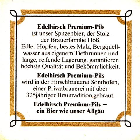 sonthofen oa-by hirsch edel 1b (quad180-premium pils ist-schwarzgold)